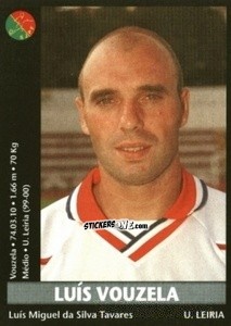 Sticker Luis Vouzela - Futebol 2000-2001 n. 168 - Panini