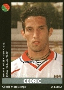 Cromo Cedric - Futebol 2000-2001 - Panini