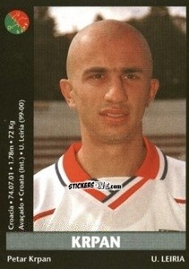 Sticker Krpan - Futebol 2000-2001 - Panini