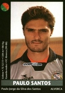 Cromo Paulo Santos - Futebol 2000-2001 n. 181 - Panini