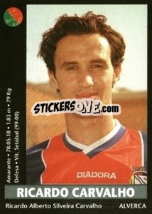 Sticker Ricardo Carvalho - Futebol 2000-2001 - Panini
