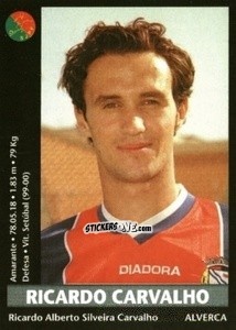 Sticker Ricardo Carvalho - Futebol 2000-2001 n. 184 - Panini