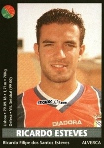 Sticker Ricardo Esteves - Futebol 2000-2001 n. 187 - Panini