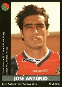Sticker Josè Antonio - Futebol 2000-2001 n. 188 - Panini