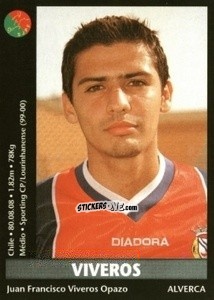 Sticker Viveros - Futebol 2000-2001 n. 189 - Panini