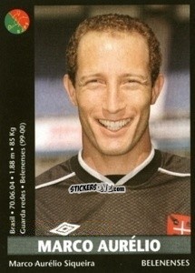 Sticker Marco Aurélio - Futebol 2000-2001 n. 199 - Panini