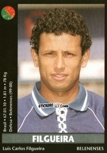 Sticker Filgueira - Futebol 2000-2001 n. 201 - Panini