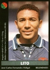Sticker Lito - Futebol 2000-2001 n. 205 - Panini