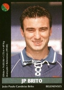 Sticker Jp Brito - Futebol 2000-2001 n. 208 - Panini