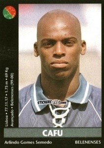 Sticker Cafu - Futebol 2000-2001 n. 211 - Panini