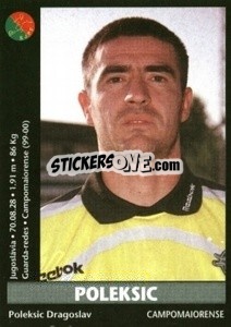 Sticker Poleksic - Futebol 2000-2001 - Panini