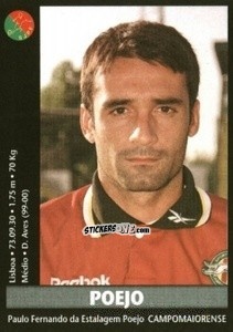 Figurina Poejo - Futebol 2000-2001 n. 223 - Panini