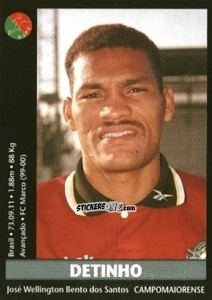 Figurina Detinho - Futebol 2000-2001 n. 233 - Panini