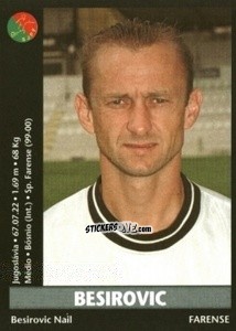 Sticker Besirovic - Futebol 2000-2001 n. 240 - Panini