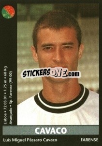 Sticker Cavaco - Futebol 2000-2001 n. 241 - Panini