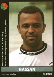 Sticker Hassan - Futebol 2000-2001 n. 242 - Panini