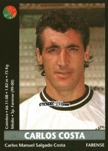 Sticker Carlos Costa - Futebol 2000-2001 n. 243 - Panini