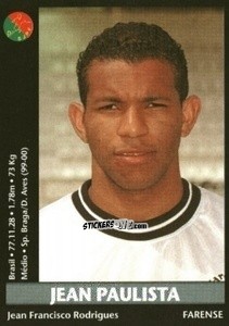 Sticker Figurina 246 - Futebol 2000-2001 - Panini