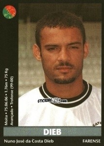 Sticker Dieb - Futebol 2000-2001 n. 248 - Panini