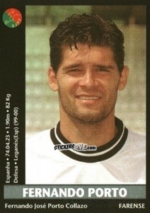 Sticker Fernando Porto - Futebol 2000-2001 n. 249 - Panini