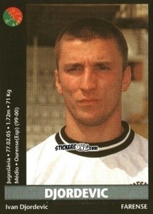 Sticker Djordevic - Futebol 2000-2001 n. 250 - Panini