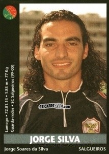 Sticker Jorge Silva - Futebol 2000-2001 n. 253 - Panini