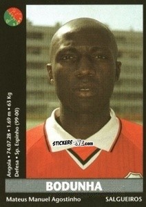 Sticker Bodunha - Futebol 2000-2001 n. 259 - Panini