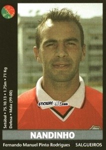 Sticker Nandinho - Futebol 2000-2001 n. 266 - Panini