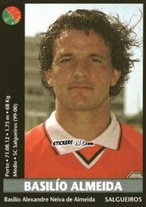Sticker Basilio Almeida - Futebol 2000-2001 n. 267 - Panini