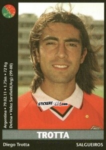 Sticker Diego Trotta - Futebol 2000-2001 n. 268 - Panini