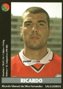 Sticker Ricardo - Futebol 2000-2001 n. 269 - Panini