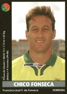 Sticker Chico Fonseca - Futebol 2000-2001 n. 272 - Panini