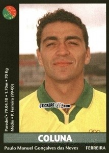 Sticker Coluna - Futebol 2000-2001 n. 279 - Panini