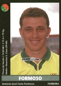 Sticker Formoso - Futebol 2000-2001 n. 282 - Panini