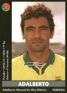 Sticker Adalberto - Futebol 2000-2001 n. 284 - Panini