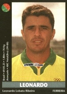 Sticker Leonardo - Futebol 2000-2001 n. 287 - Panini