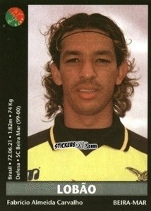 Sticker Lobao - Futebol 2000-2001 n. 291 - Panini
