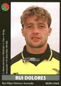 Figurina Rui Dolores - Futebol 2000-2001 n. 297 - Panini