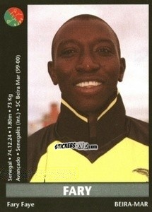 Figurina Fary - Futebol 2000-2001 n. 299 - Panini