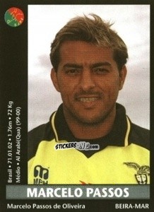 Figurina Marcelo Passos - Futebol 2000-2001 n. 301 - Panini