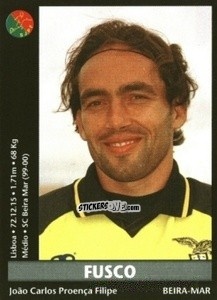 Figurina Fusco - Futebol 2000-2001 n. 305 - Panini