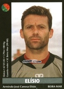 Figurina Elisio - Futebol 2000-2001 n. 306 - Panini