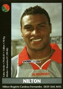 Sticker Nilton - Futebol 2000-2001 n. 314 - Panini