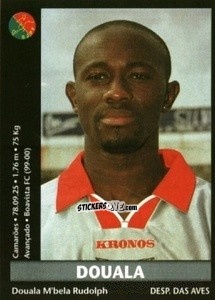 Cromo Douala - Futebol 2000-2001 - Panini