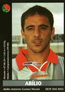 Sticker Abilio - Futebol 2000-2001 n. 319 - Panini