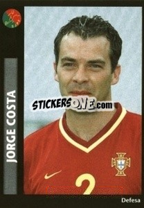 Sticker Jorge Costa - Futebol 2000-2001 - Panini