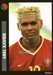 Cromo Abel Xavier - Futebol 2000-2001 - Panini