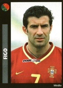 Sticker Luís Figo - Futebol 2000-2001 n. 335 - Panini