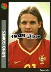 Cromo Nuno Gomes - Futebol 2000-2001 - Panini
