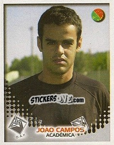 Cromo João Campos - Futebol 2002-2003 - Panini